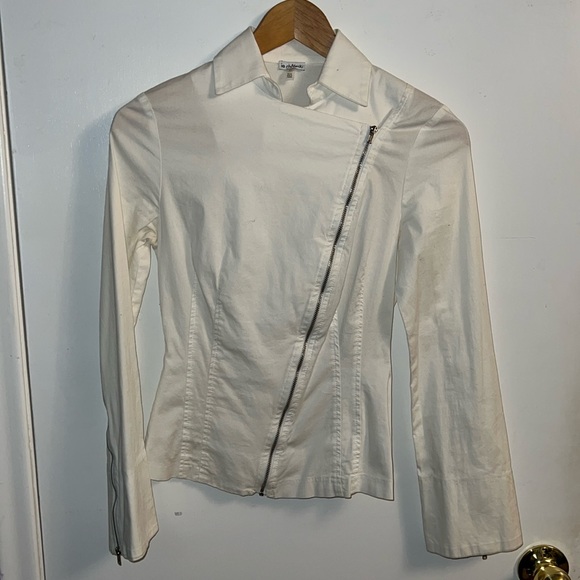 le chateau Jackets & Blazers - Le Chateau | Women’s White form fitting  jacket, size Small